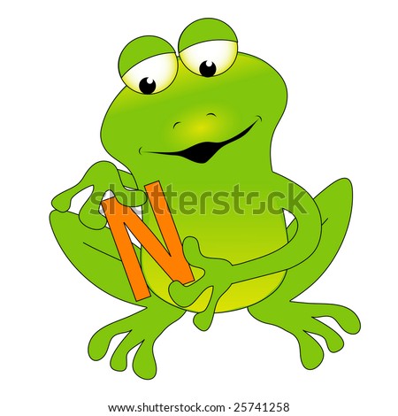 stock photo : N frog.