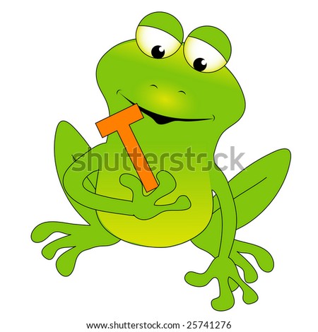 stock photo : T frog