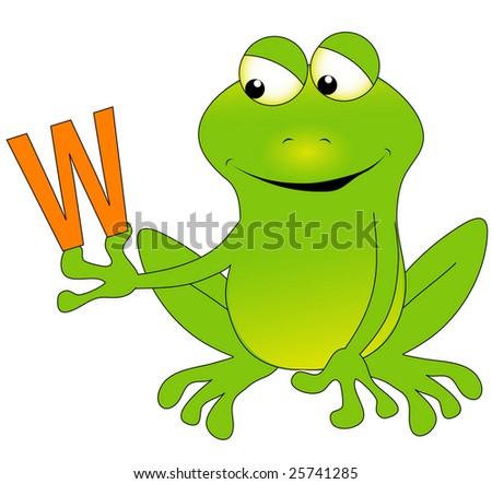 stock photo : W frog.
