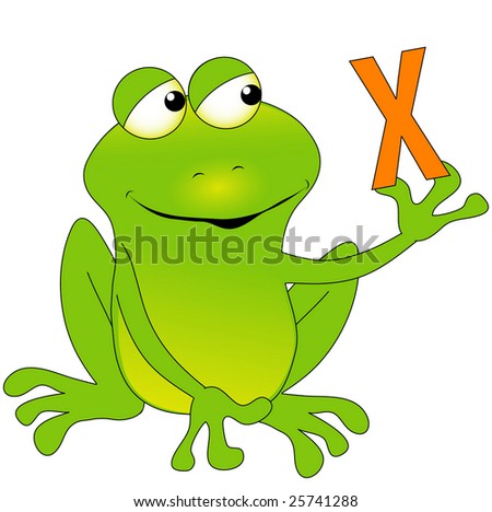 stock photo : X frog.