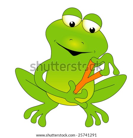 stock photo : Y frog.