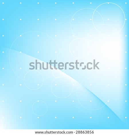 Smooth Turquoise Wave Abstract Background