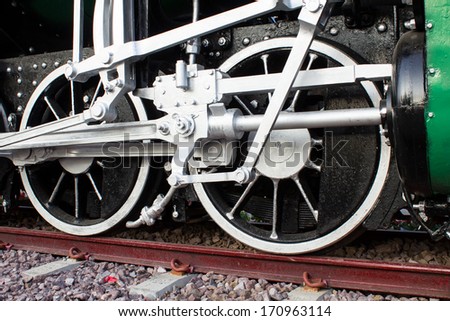 Old Steam train,Thailand