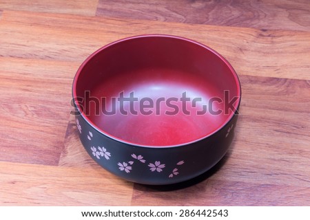 Traditional tableware of Japan, bowl