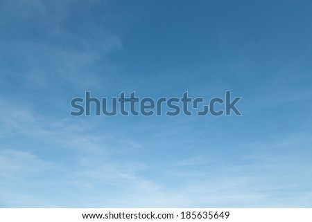 Fantastic soft white clouds against blue sky daylight. Natural composition of the sky. design element