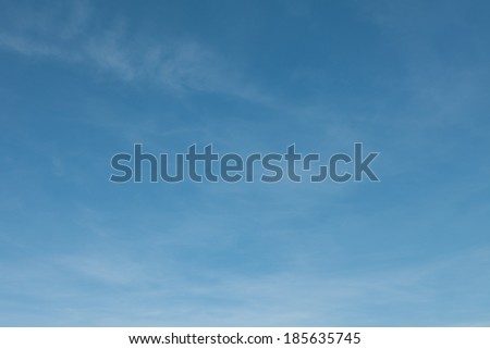Fantastic soft white clouds against blue sky daylight. Natural composition of the sky. design element