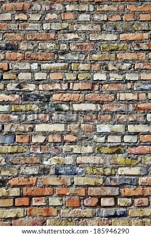 abstract art brick wall