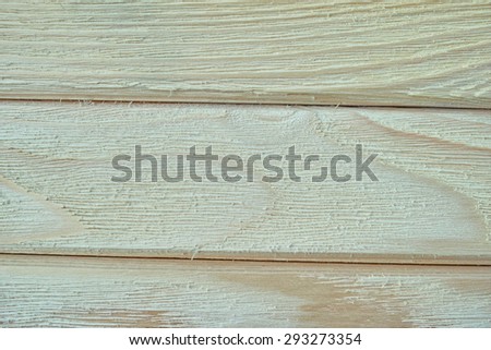 rough handling of fresh wooden board