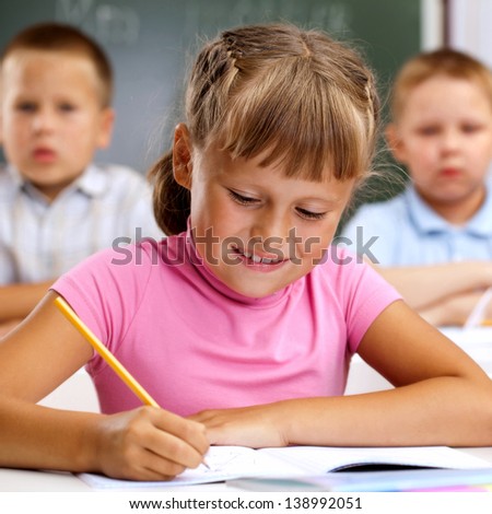 student in the class receives education student in the class receives education