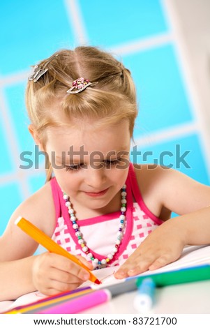 First grader learns lessons in drawing