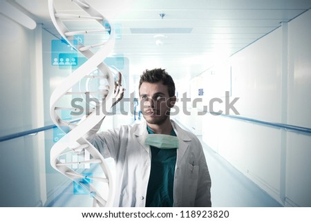 Doctor and touch screen system