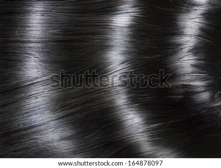 Fashion background with long shiny black hair