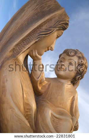 Pictures Baby Jesus  Mary on Virgin Mary And Baby Jesus Stock Photo 22831801   Shutterstock