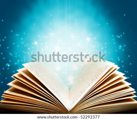 Magic book of fantasy stories