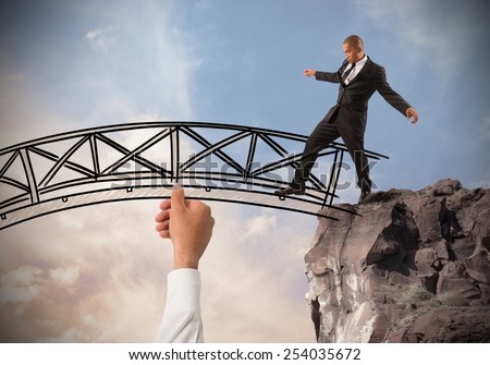 Help a businessman to overcome an obstacle