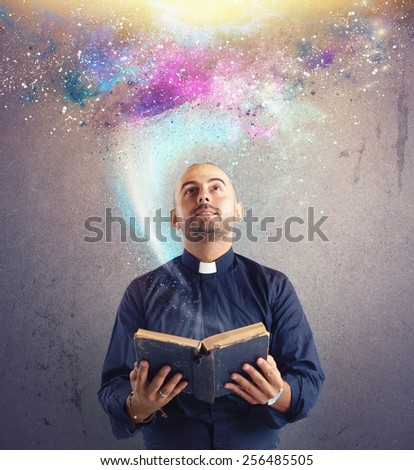 Priest observes universe light and god power