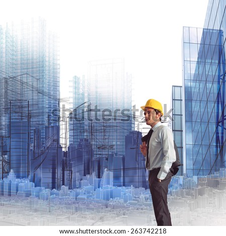 Project of construction of offices and buildings
