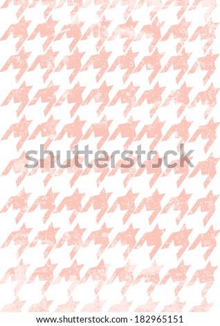 Hounds tooth pattern in pink color