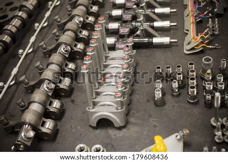 engine Parts Machine technology modern diesel engine camshaft and valves