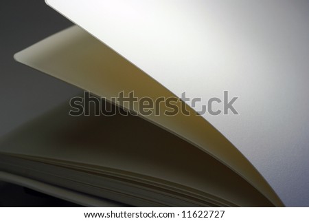book: sheets of paper