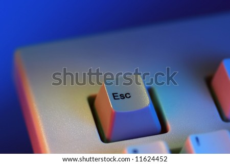 Escape Esc (escape computer keyboard key)