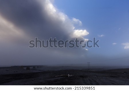 Volcanic Ash Cloud in South Iceland/Volcanic Ash