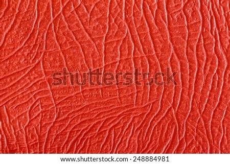 Red leather background/Red leather
