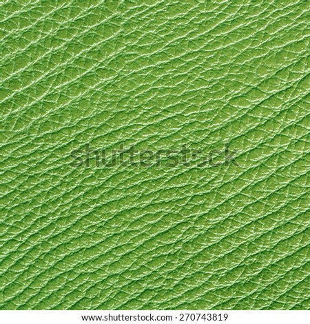 Green leather texture background/ Green Leather