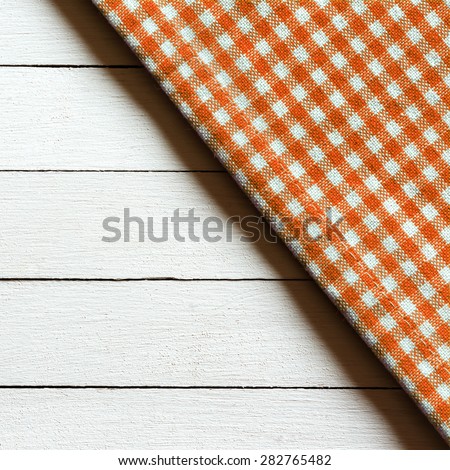 Whiteboard With Checkered Tablecloth Background/ Checkered Background