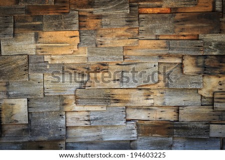 abstract of wood shingles background