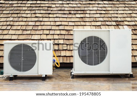 Air conditioner on the roof