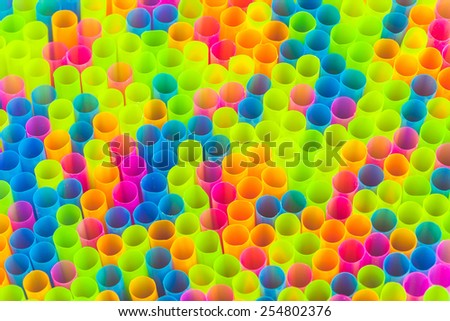Abstract of Colorful straw for background