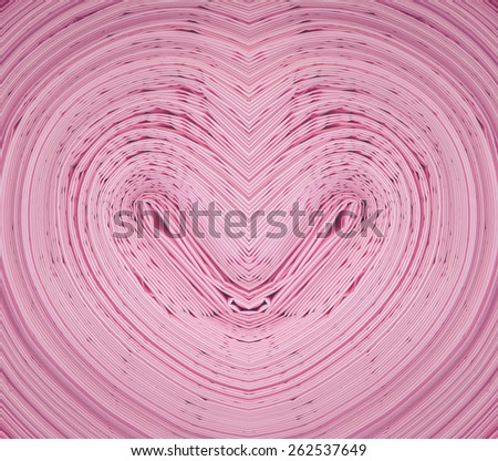 Texture of pink garbage bag roll for background