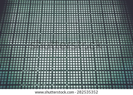 Close up texture of silver metal platform on the floor for background