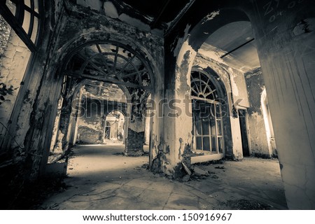 Haunted Hotel. Similar images at http://www.shutterstock.com/sets/1044707-haunted-hotel.html?rid=1728748