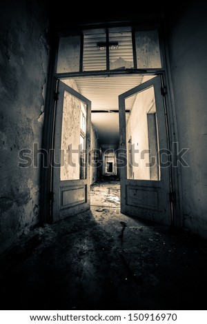 Haunted Hotel. Similar Images At Http://Www.Shutterstock.Com/Sets/1044707-Haunted-Hotel.Html?Rid=1728748