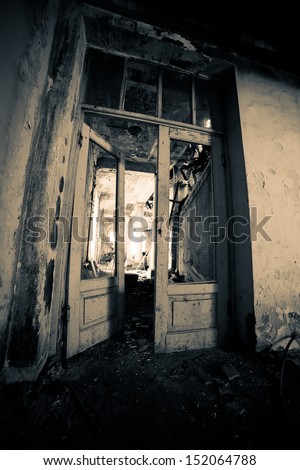 Haunted. Similar Images At Http://Www.Shutterstock.Com/Sets/1044707-Haunted-Hotel.Html?Rid=1728748