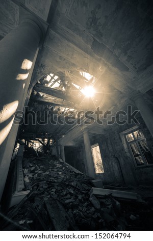 Haunted. Similar images at http://www.shutterstock.com/sets/1044707-haunted-hotel.html?rid=1728748