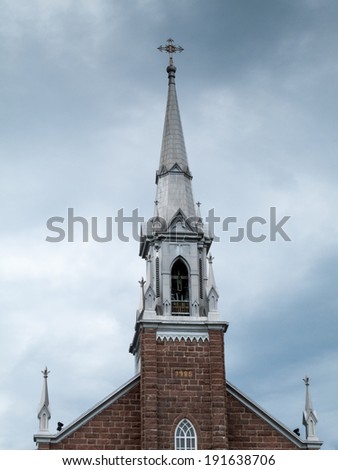 High section of a church, Quebec, Canada