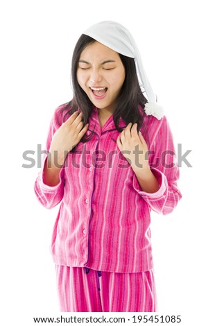 Young woman looking excited