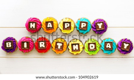 Happy birthday cupcakes Happy birthday cupcakes