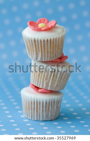Stack of cupcakes