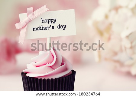 Mother\'s day cupcake