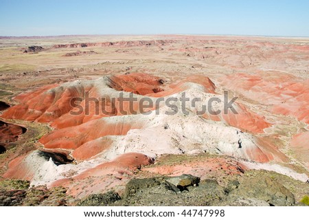 Kachina Point view of the Painted Desert dunes