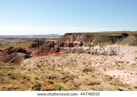Kachina Point view of the Painted Desert dunes