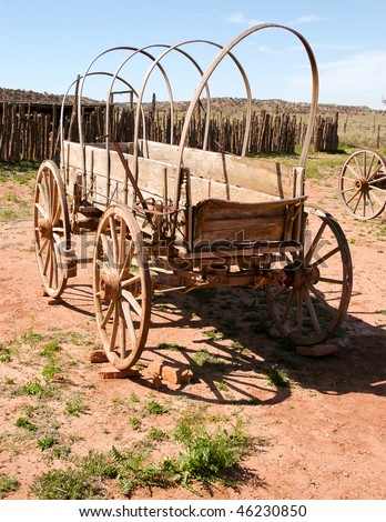 historic covered wagon