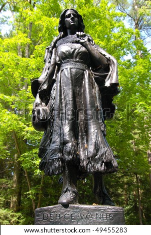 Mary Jemison grave site statue