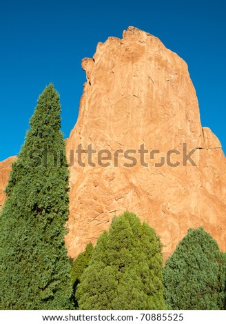 Garden of the Gods rock tower