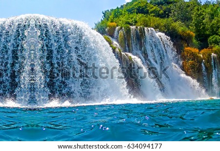 Waterfall landscape
