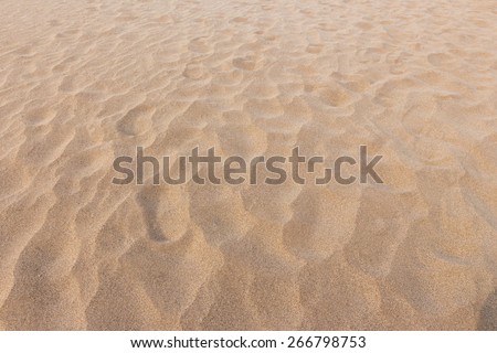 footmarks on sand and sand texture and background